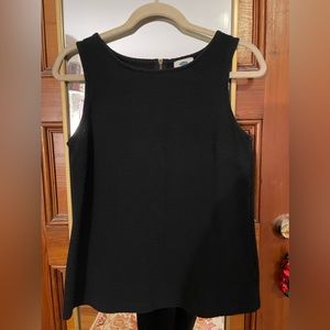 Old Navy Black Boat Neck Tank A-Line M